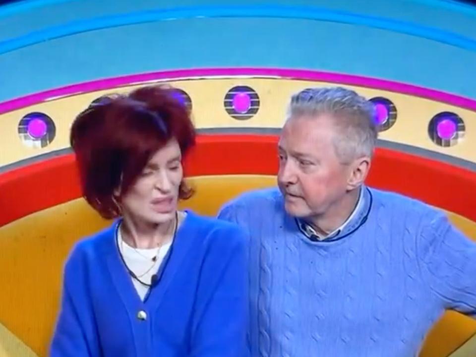 Sharon Osbourne was unimpressed with Louis Walsh’s comments about Fern Britton’s age (ITV)