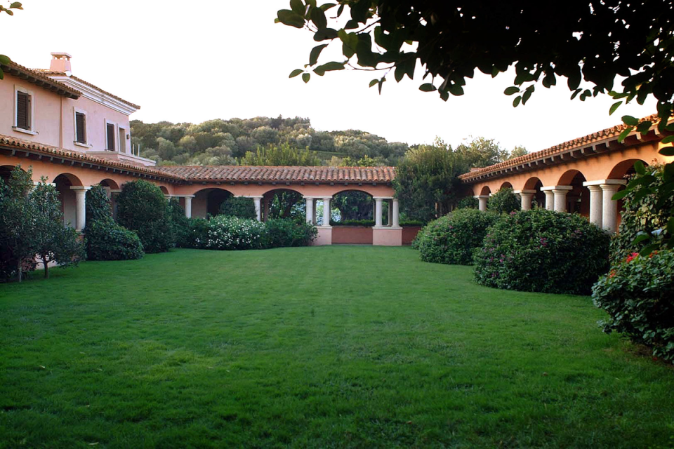 Berlusconi bought and refurbished the villa before he became prime minister of Italy (AP)