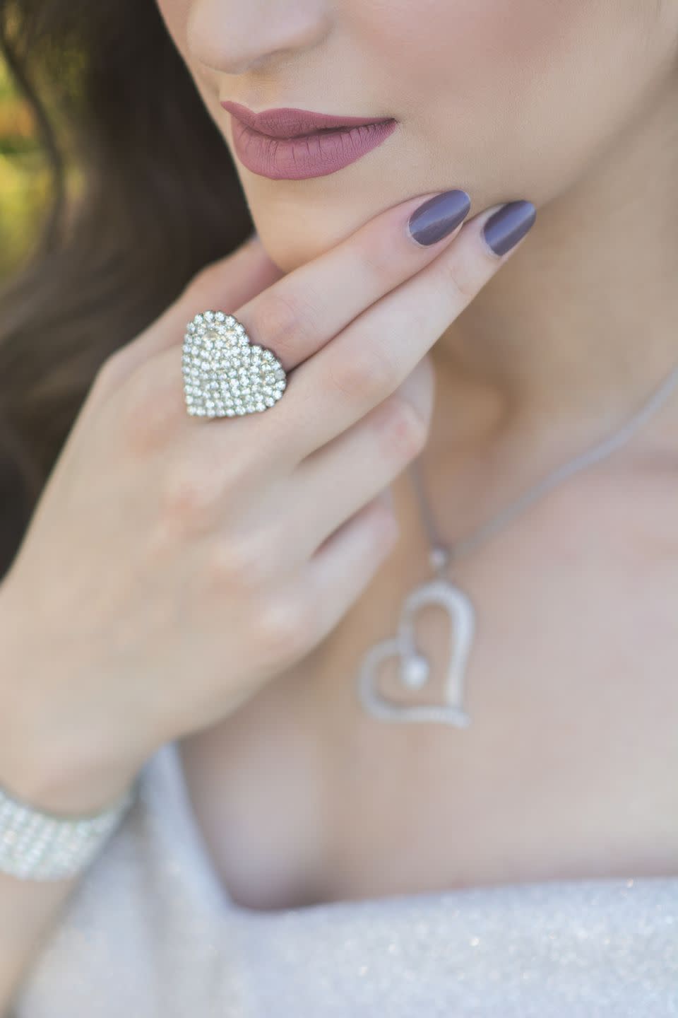 Don't Wear: Cheap-Looking Heart-Shaped Jewelry