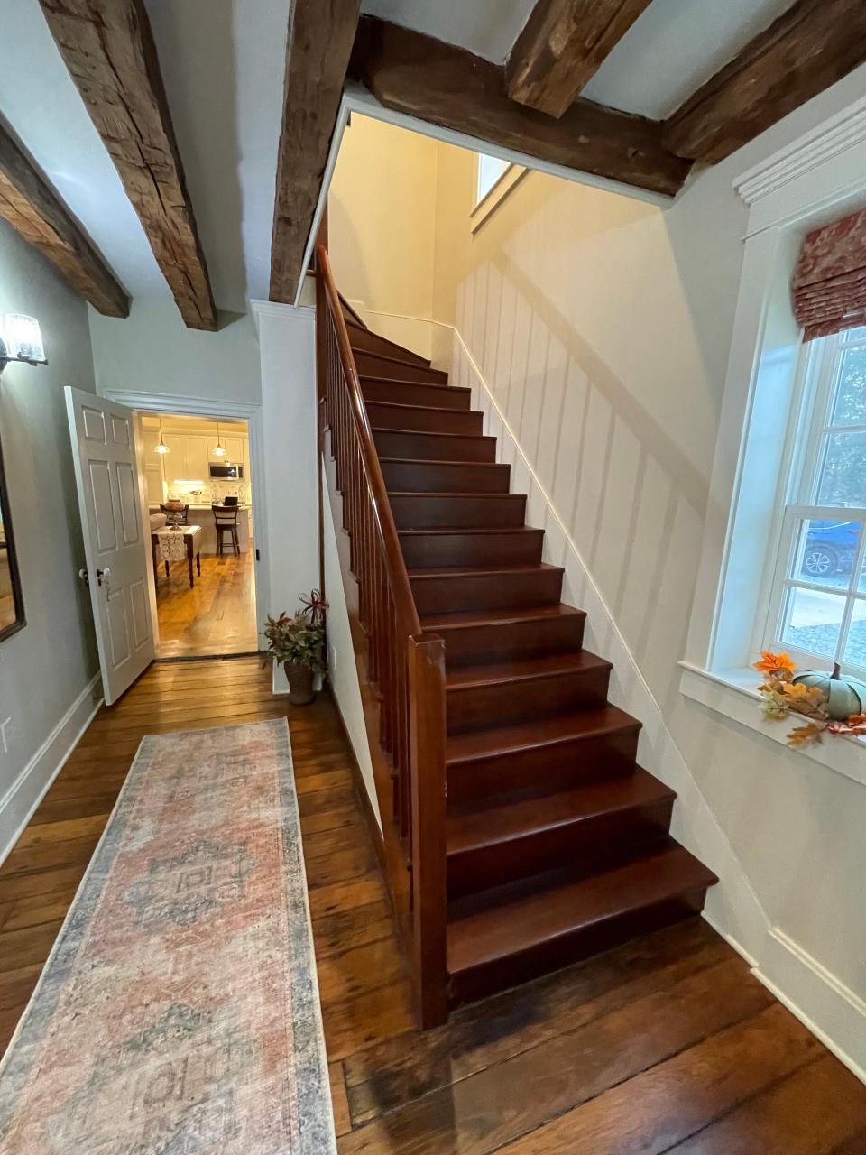 Shadyside staircase restored by Ken Yeager