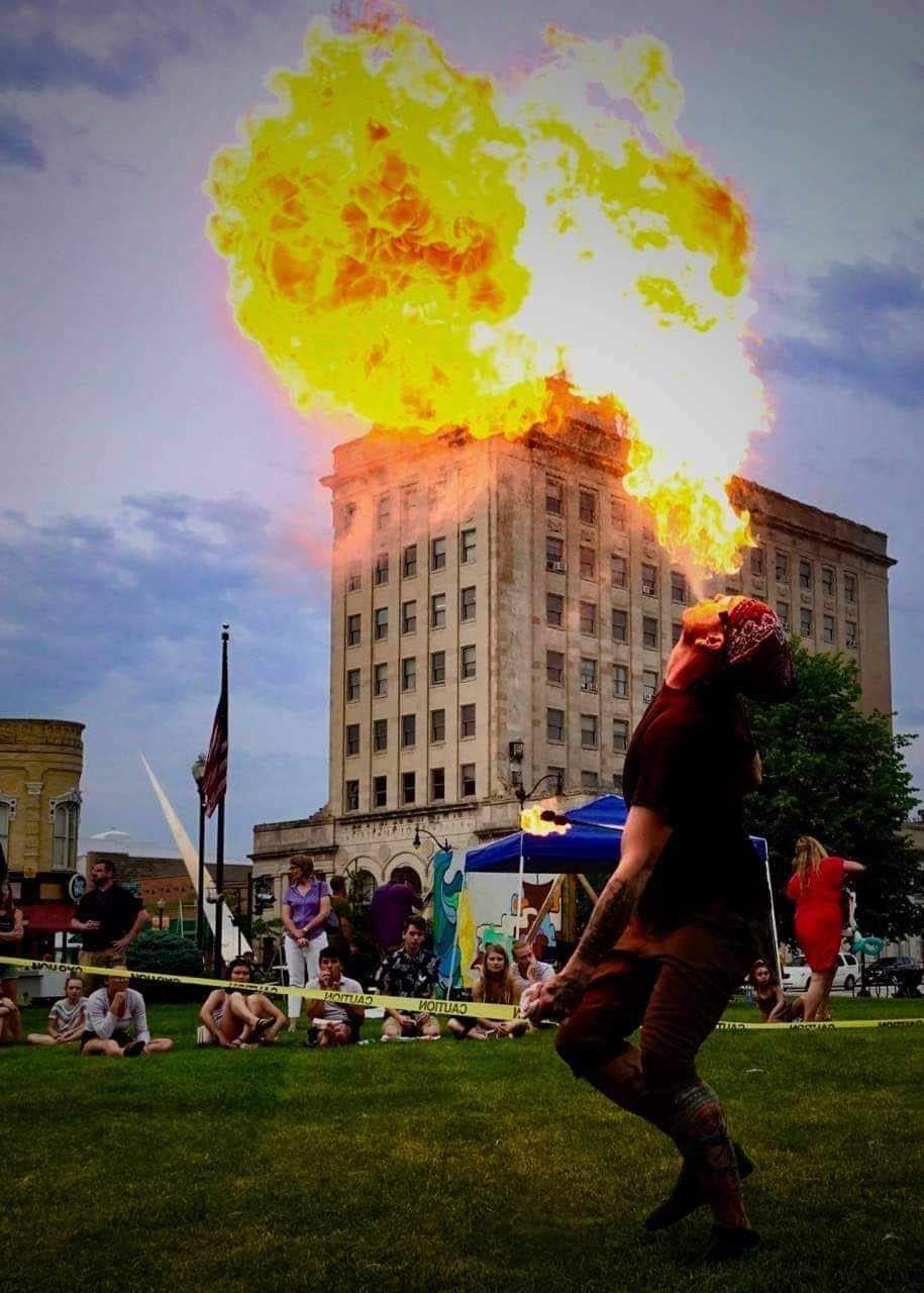 The Oshkosh Into The Night event on Oct. 6 will end with a Fire and Magic Show. The event will begin at 5 p.m. in downtown Oshkosh.