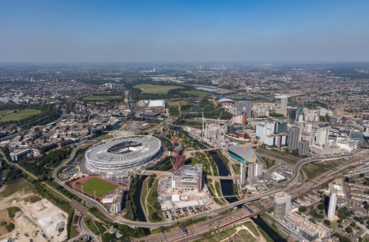An overview of the Queen Elizabeth Olympic Park (Queen Elizabeth Olympic Park)