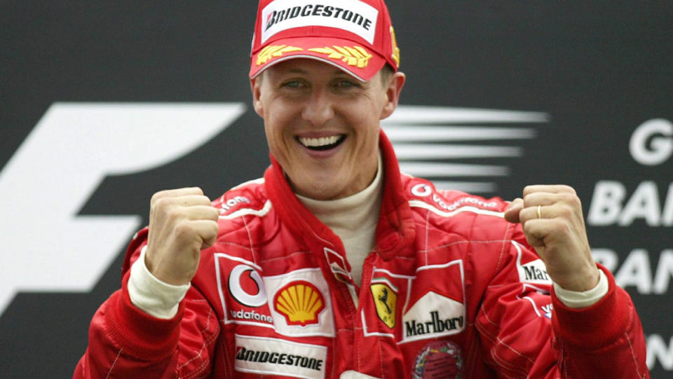 Michael Schumacher in 2004. (Photo by Alexander Hassenstein/Bongarts/Getty Images)