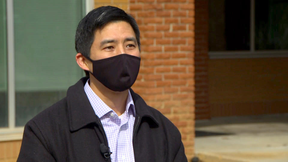 Dr. Jonathan Poon, who works at the Elberton Medical Clinic in Georgia. (NBC News)