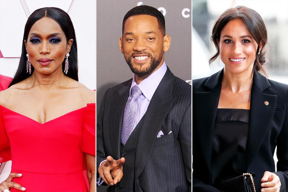 Angela Bassett, Will Smith and Meghan Markle