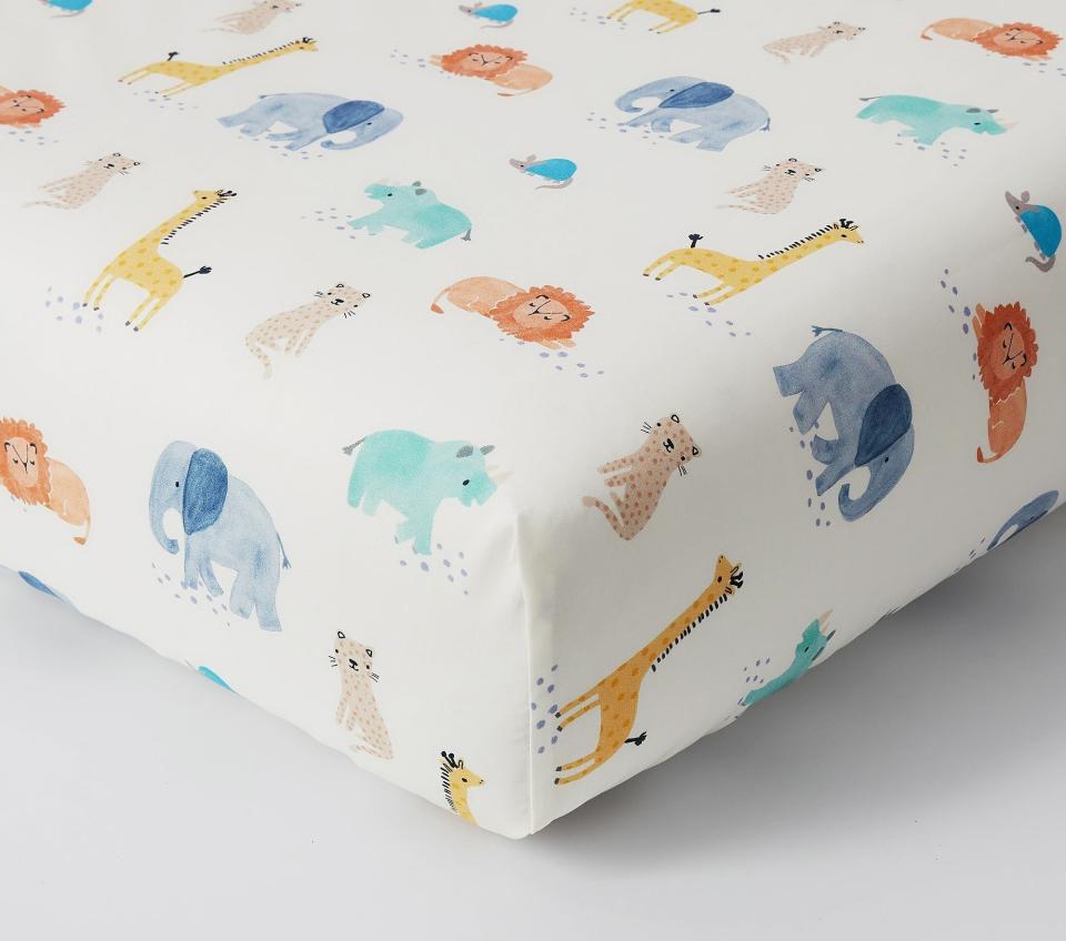 1) Organic Crib Fitted Sheet