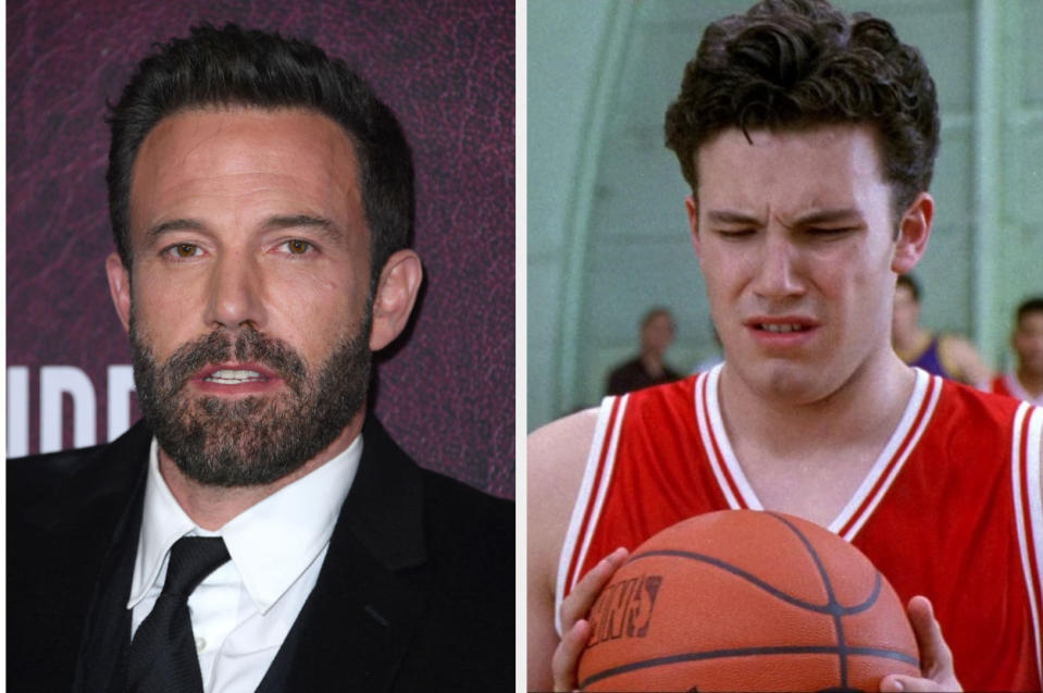 Ben Affleck now vs. when he appeared in the "Buffy the Vampire Slayer" film.