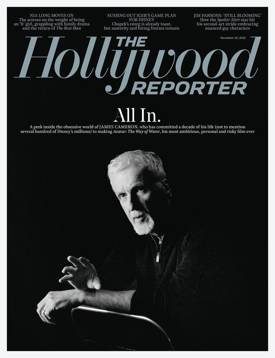 JAMES CAMERON Photographed By Niki Boon