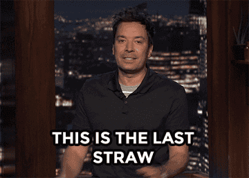 Jimmy Fallon talks about something that's "the last straw" during his "Tonight Show" monologue