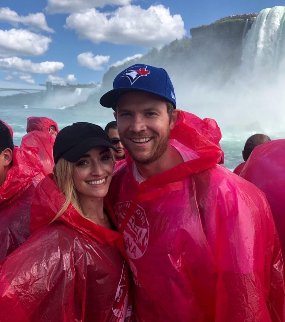 Brianne Howey and Matt Ziering