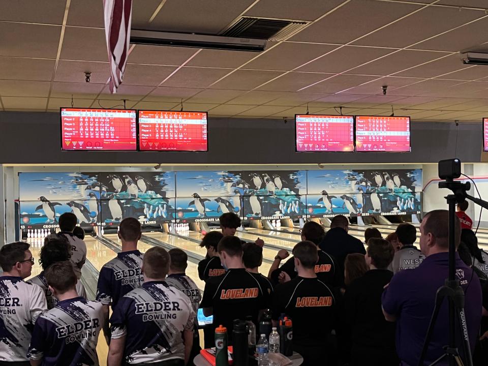 Images from the 2024 Crossgate Lanes Division I boys bowling sectional tournament.