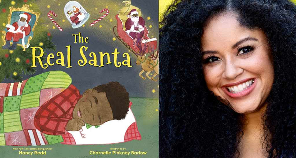 Nancy Redd's children's book, The Real Santa, seeks to show kids of all races that Santa looks just like them. (Photo: Nancy Redd)