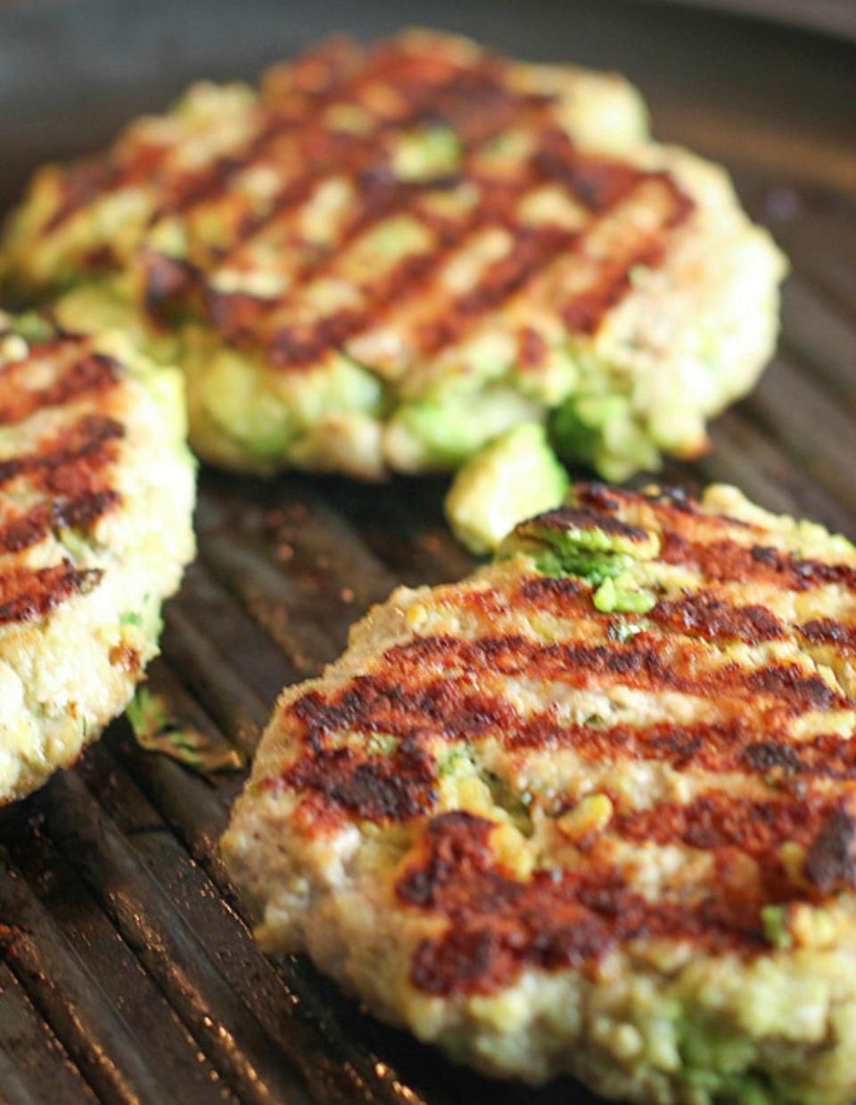 Chicken Avocado Burgers