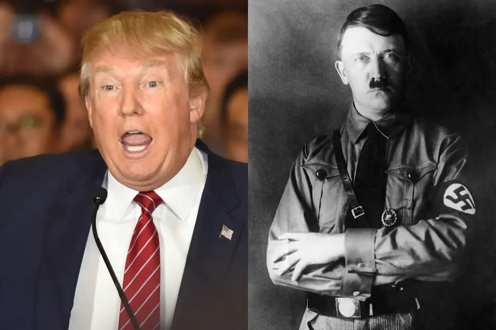 Donald J Trump Adolph Hitler