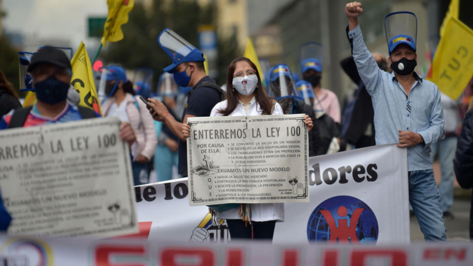 Protestas en Colombia