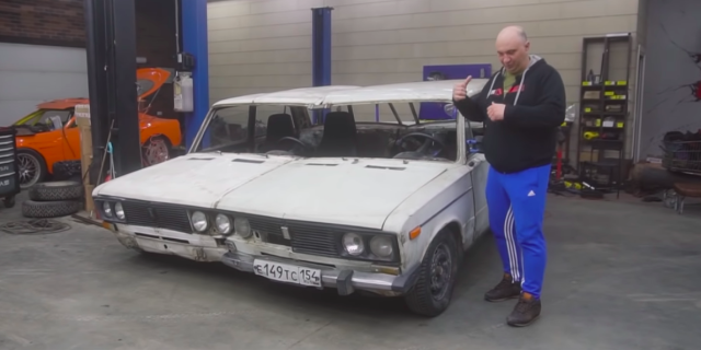 We make our own body panels for a Lada 