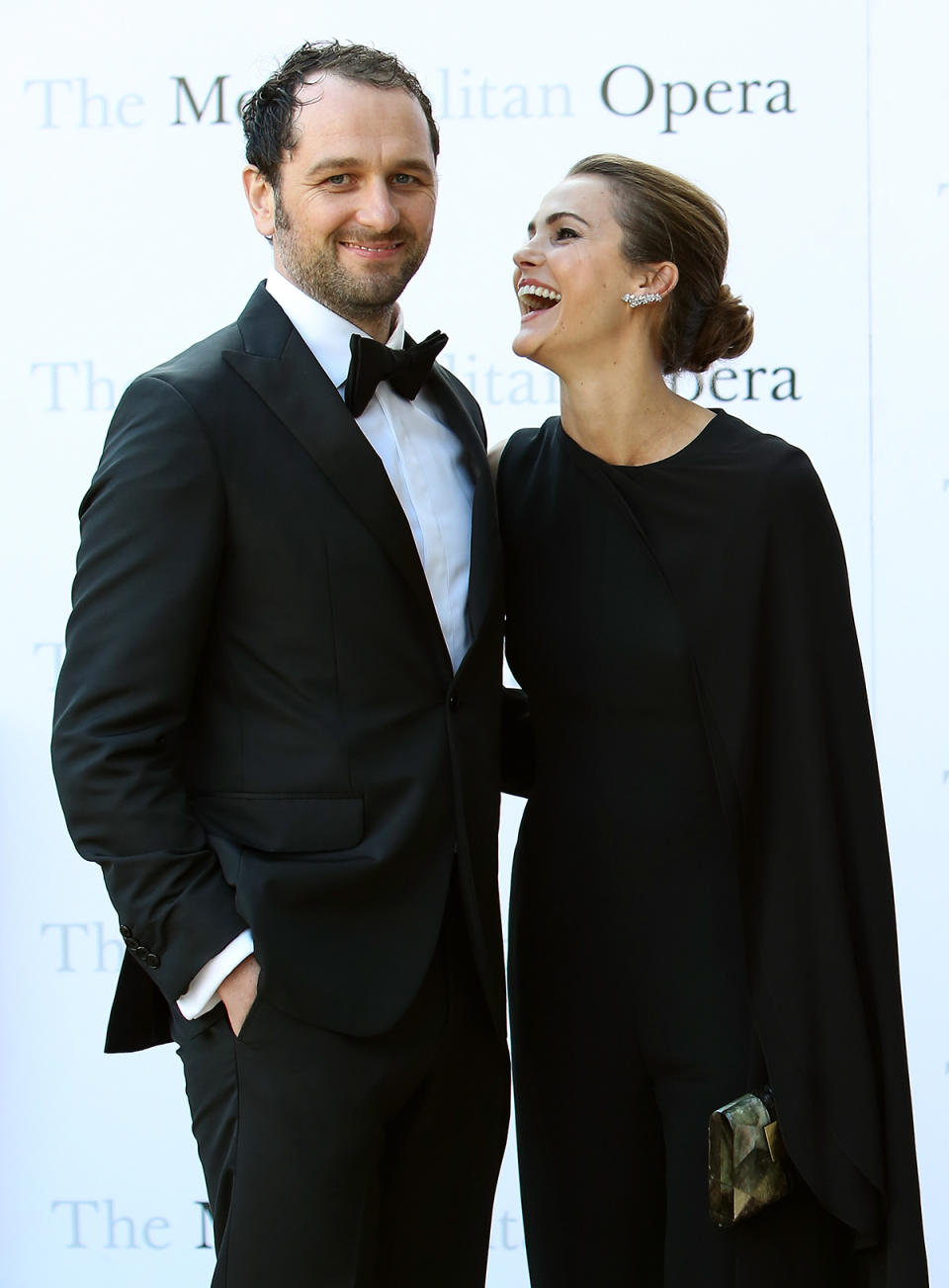 Matthew Rhys and Keri Russell attend the Met Opera 2016-2017 Season Opening Performance Of 