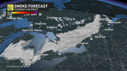 Baron - Smoke forecast ONQC