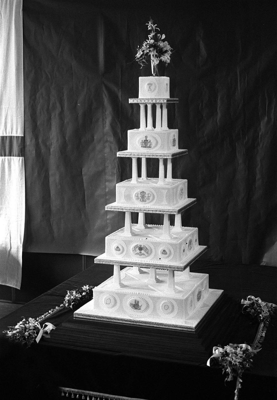 The towering cake