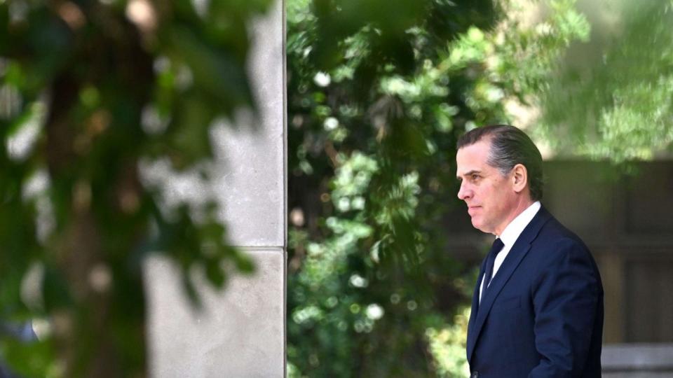 PHOTO: Hunter Biden departs the J. Caleb Boggs Federal Building and United States Courthouse on July 26, 2023 in Wilmington, Delaware. (Mark Makela/Getty Images)