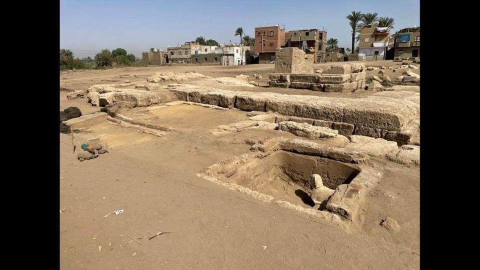 El lugar está cerca del templo de Dendera, en la gobernación de Qena, según las autoridades.