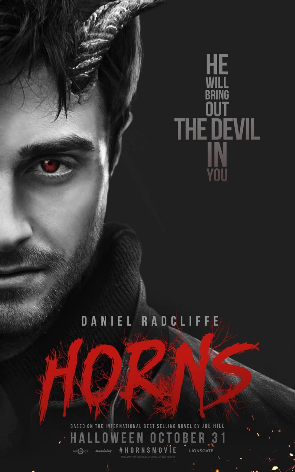 Daniel Radcliffe Horns Poster