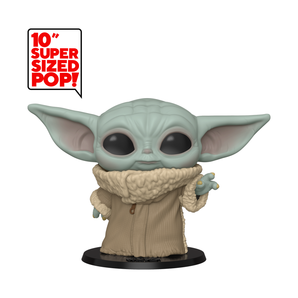 Funko's 10" super-sized collectible Baby Yoda figure (Photo: Funko)