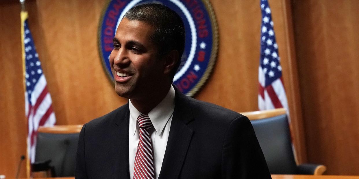 FCC Chairman Ajit Pai net neutrality vote