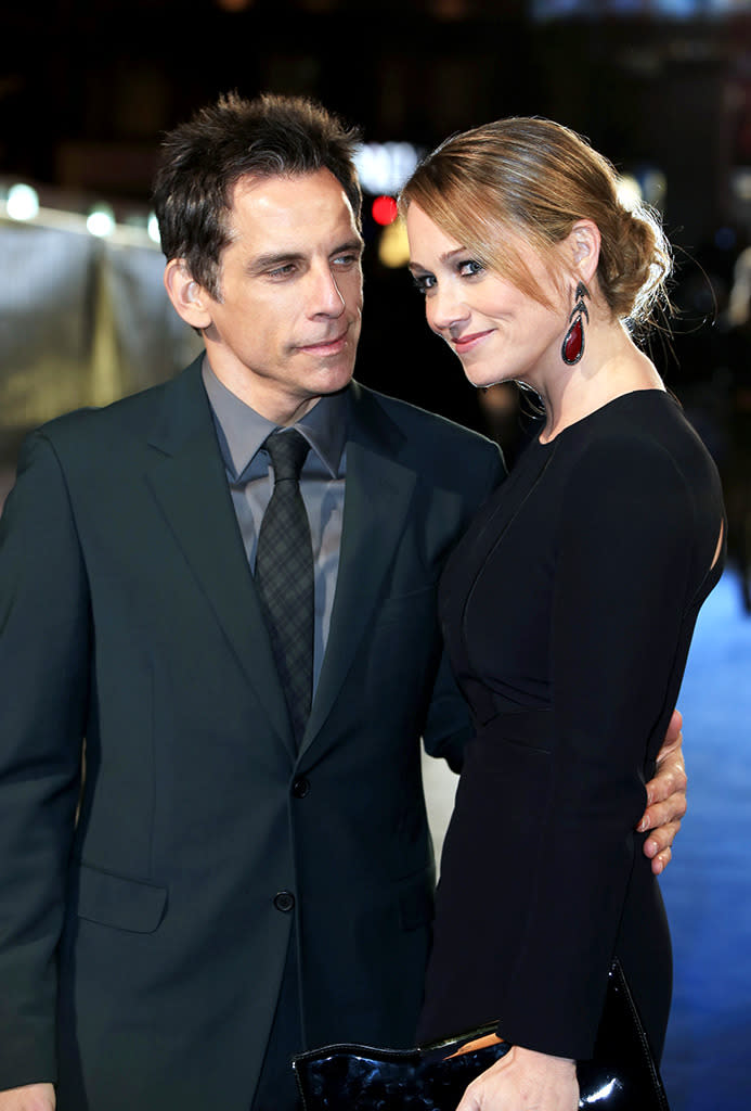 Ben Stiller and Christine Taylor