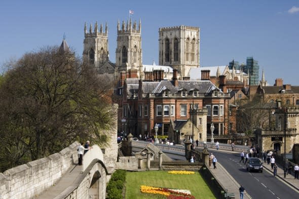 City of York: historic towns are the biggest attraction for foreign tourists