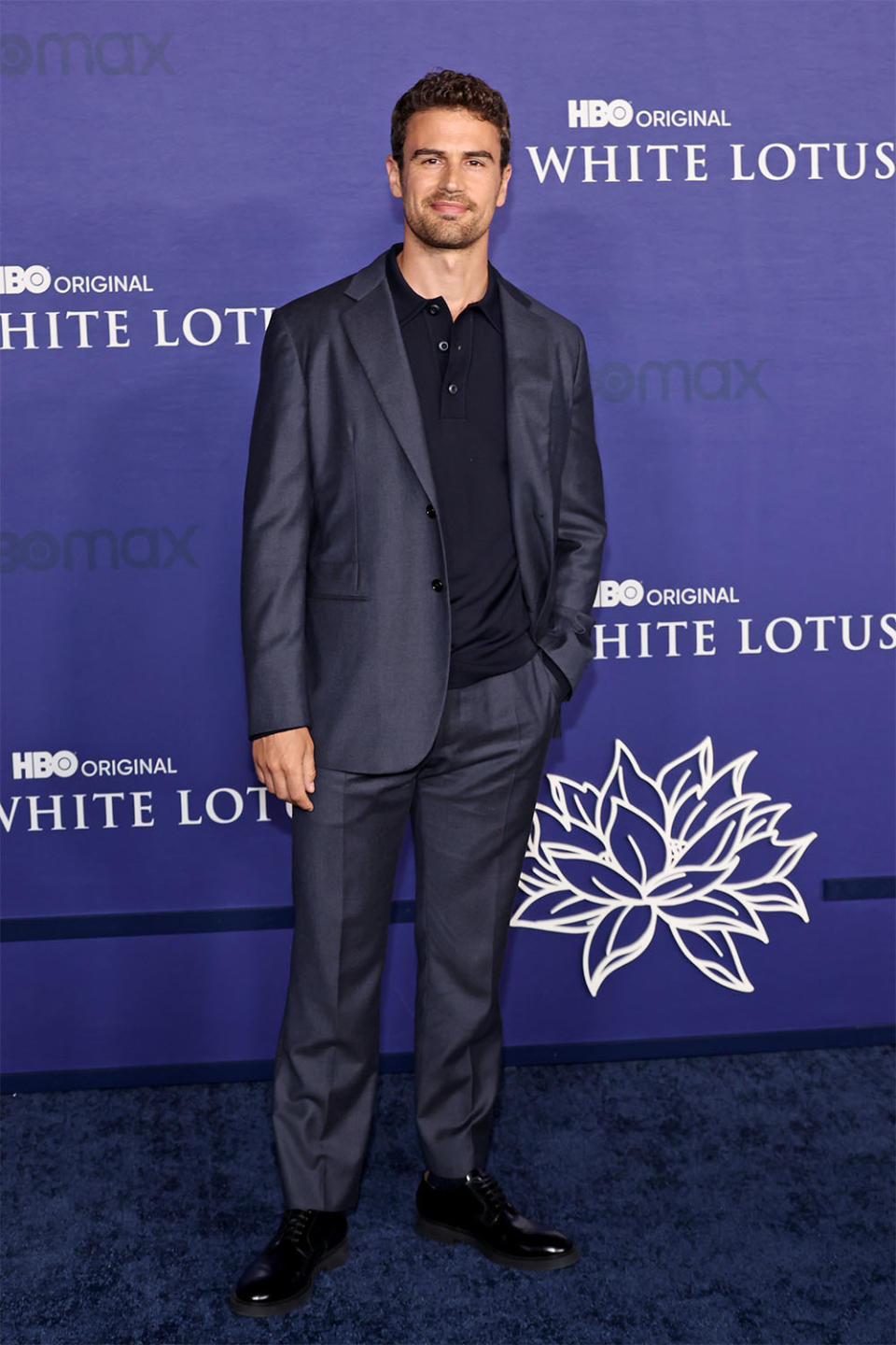 Theo James attends the Los Angeles Season 2 Premiere of HBO Original Series "The White Lotus" at Goya Studios on October 20, 2022 in Los Angeles, California.