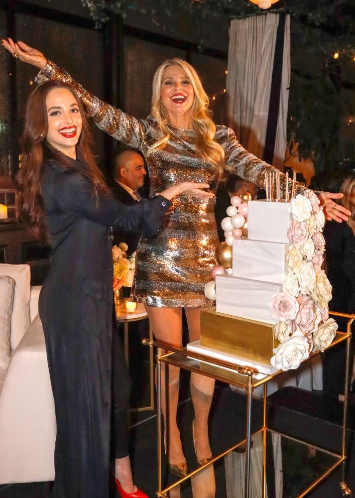 Alexa Ray Joel celebrating her mom Christie Brinkley's 65th birthday in January 2019.