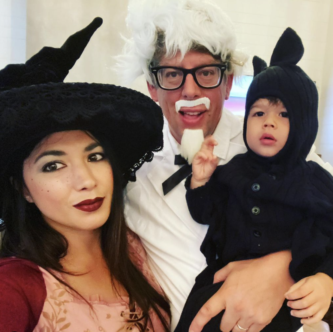 In 2020, Michelle Branch — pictured here with her husband and son — was a witch. (Photo: Instagram)