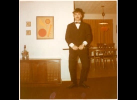 "Okay, so maybe he can't top Kavitha's dad in 70's trendiness, or David Kiley's dad in general badassness, but he DID dress up as Charlie Chaplin on Halloween 1971 AND he carried my mom across the snow on their wedding day, which makes him tops in my book!" - Elizabeth Kuster, editor, Huffington Post Becoming Fearless     (HP photo)