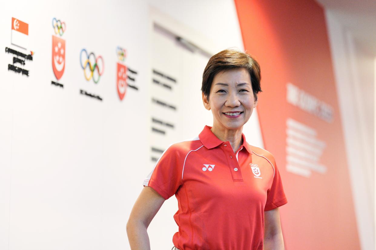 Minister for Sustainability and the Environment Grace Fu is elected as Singapore National Olympic Council president. (PHOTO: SNOC)