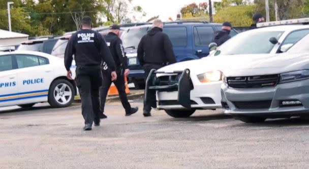 PHOTO: In this screen grab taken from a video, the Memphis Police Department announce the launch of the SCORPION unit, on Nov. 12, 2021. (Memphis Police Department)