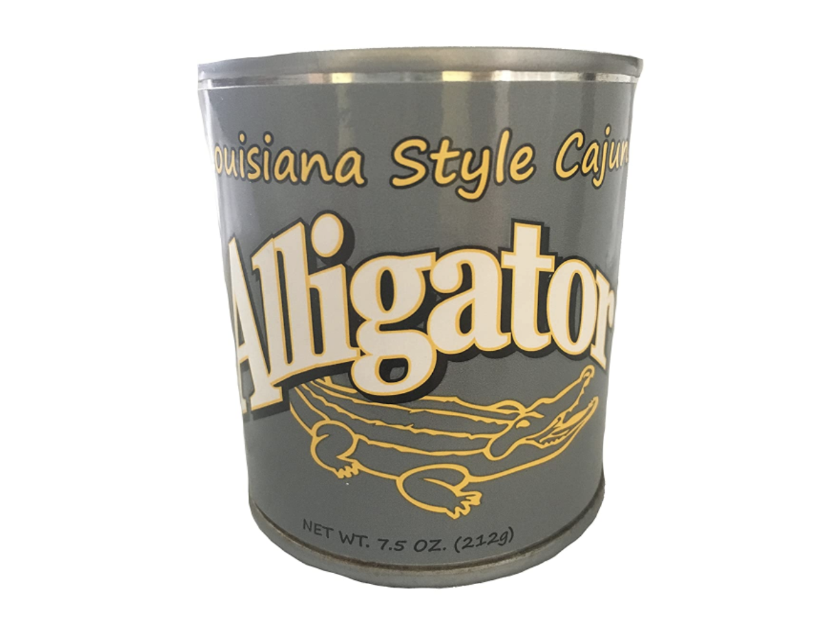 Canned Louisiana Alligator Meat