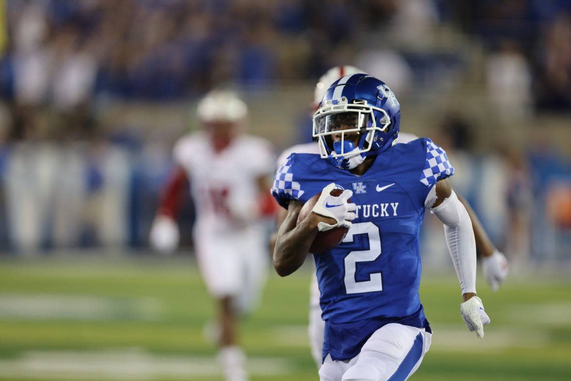 Barion Brown returned the opening kickoff of the second half 100 yards for a touchdown in UK’s 37-13 victory over Miami (Ohio) in the 2022 season opener. Under Mark Stoops, Kentucky is 7-0 vs. Mid-American Conference teams.