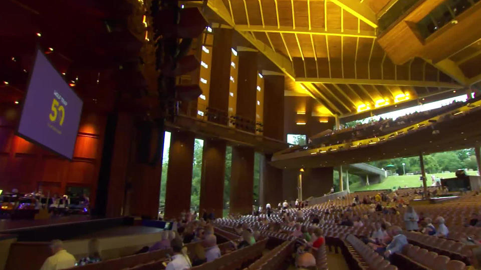 After the pandemic limited its performance schedule to streaming options, Wolf Trap will soon welcome back audiences at full capacity.  / Credit: CBS News