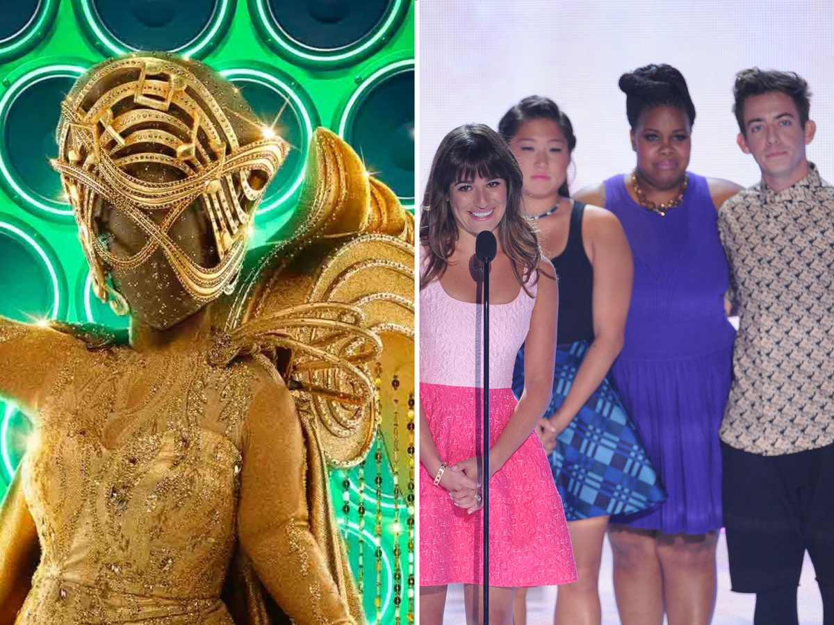 ‘The Masked Singer US’ and ‘Glee’ cast (Fox and Getty Images)