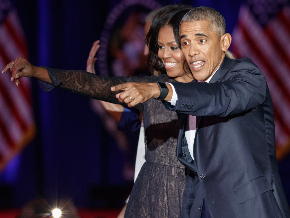 Michelle und Barack Obama sind gleich mit ihrer ersten Filmproduktion für einen Oscar nominiert (Bild: John Gress Media Inc / Shutterstock)