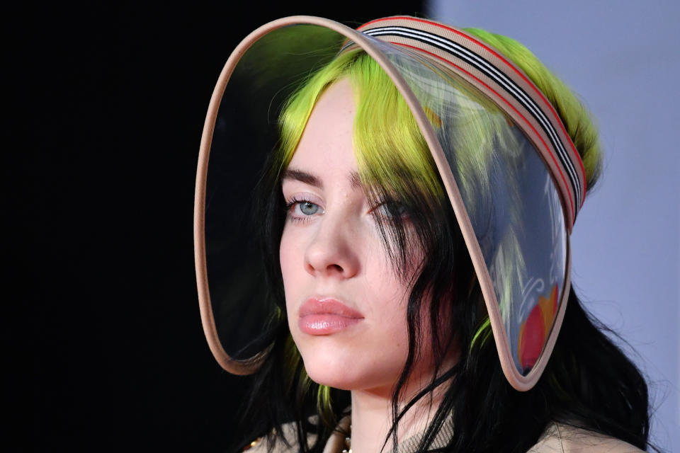 Singer Billie Eilish spoke out on social media about "white privilege." (Photo: Gareth Cattermole/Getty Images)