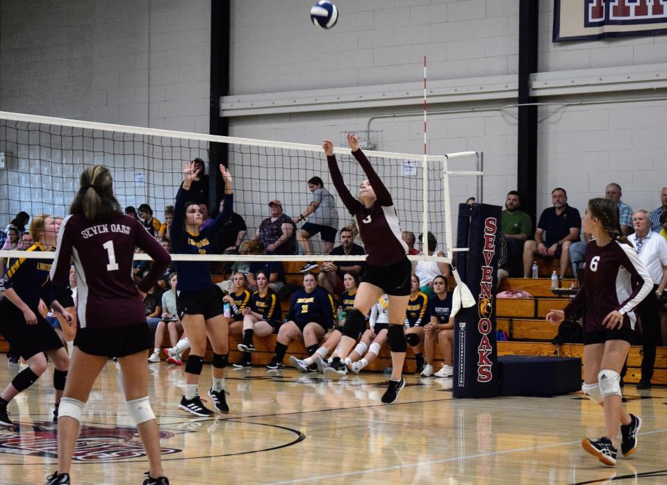 Seven Oaks' fields a volleyball team among its athletic offerings as the school in Ellettsville prepares to become a fully participating member in the IHSAA.