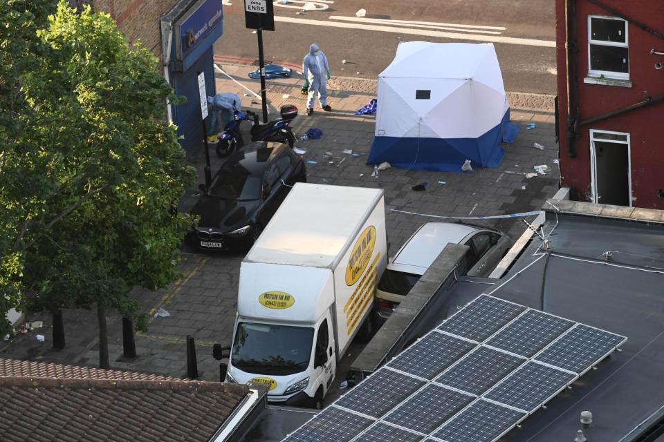 Ataque en una mezquita de Londres