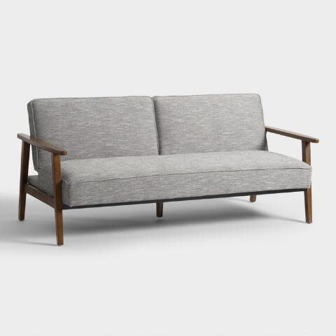 Gray Xander Convertible Love Seat