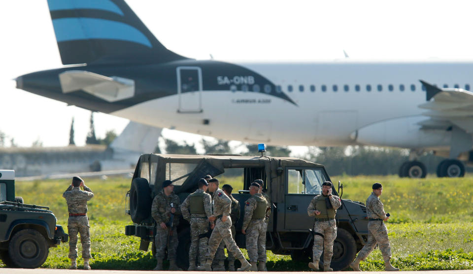 Hijacked Libyan plane diverted to Malta