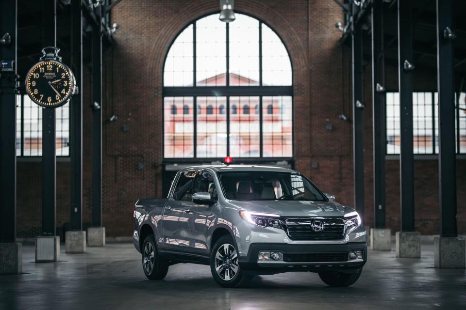 <p><a rel="nofollow noopener" href="https://www.caranddriver.com/honda/ridgeline" target="_blank" data-ylk="slk:The Honda Ridgeline;elm:context_link;itc:0;sec:content-canvas" class="link "><u>The Honda Ridgeline</u></a> proves that different can be better.</p>