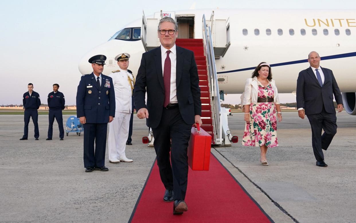 Sir Keir Starmer lands in Washington DC on Thursday night ahead of talks at the White House