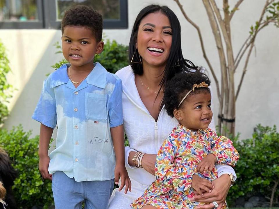 Eniko Hart and her kids