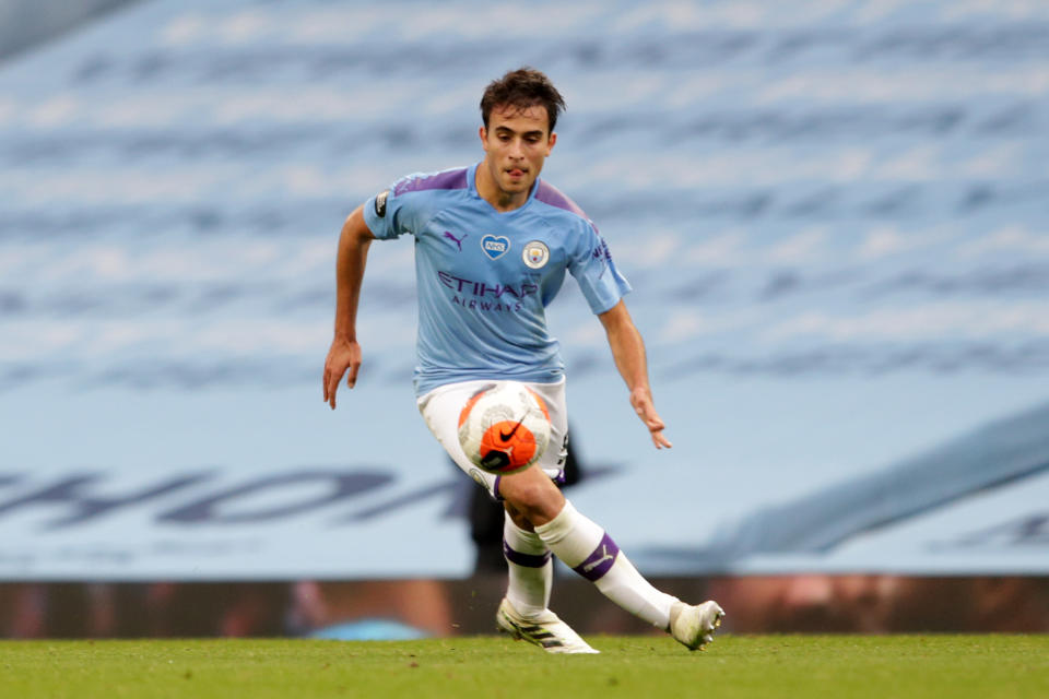 Eric García en un partido del Manchester City. (Foto: Robin Jones / AFC Bournemouth / Getty Images).